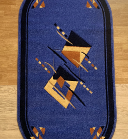 Синтетичний килим Frize Vrezanny 3039A blue